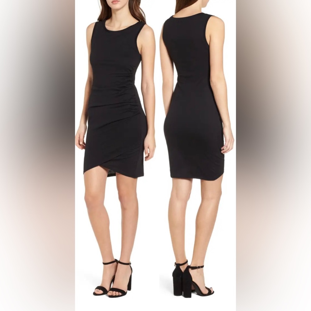 Leith Ruched Body-Con Sleeveless Dress